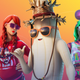 Fortnite characters from the Summer Legends pack.